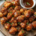 Baked Honey BBQ Chicken Bites