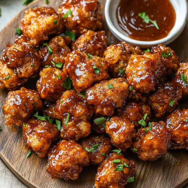 Baked Honey BBQ Chicken Bites