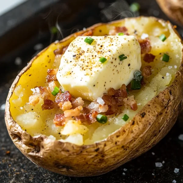 Baked Potato on Blackstone Griddle