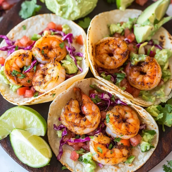 Best Spicy Shrimp Tacos with Cilantro Lime Slaw