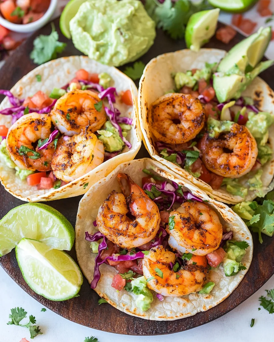Best Spicy Shrimp Tacos with Cilantro Lime Slaw