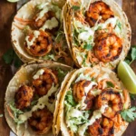 Blackened Shrimp Tacos with Slaw