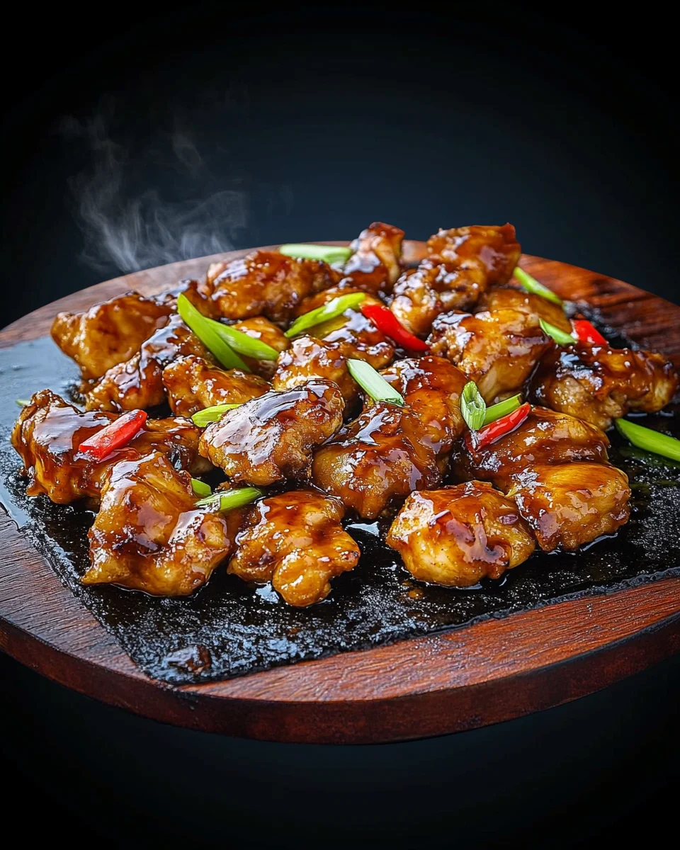 Blackstone Bourbon Chicken on the Griddle