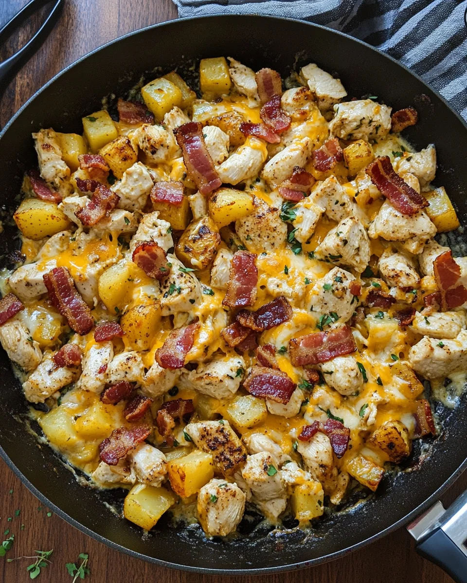 Blackstone Chicken Bacon Ranch Skillet