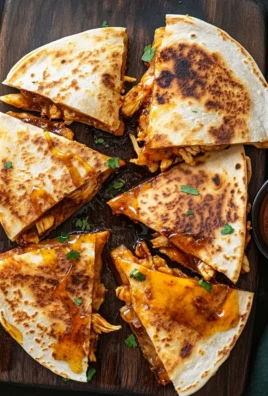 Blackstone Hot Honey BBQ Chicken Quesadillas