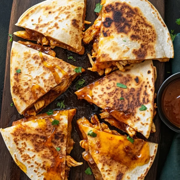 Blackstone Hot Honey BBQ Chicken Quesadillas