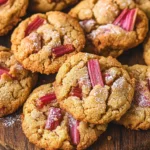 Brown Sugar Rhubarb Cookies