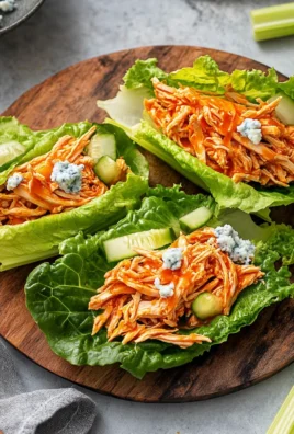 Buffalo Chicken Lettuce Wraps