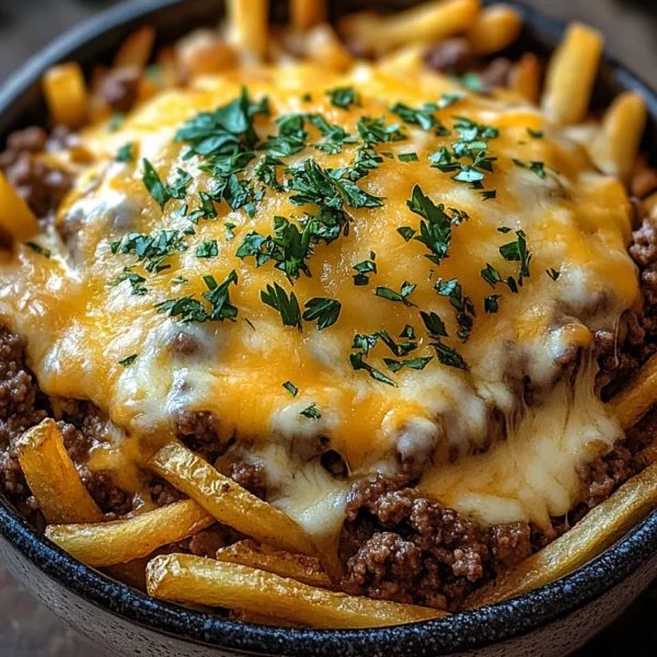 Cheeseburger French Fry Casserole