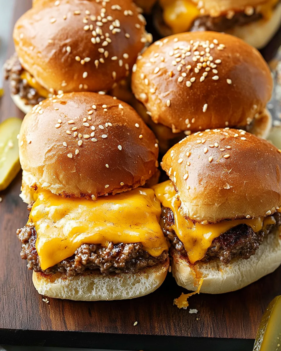 Cheeseburger Sliders (Easy, 30-min Recipe)