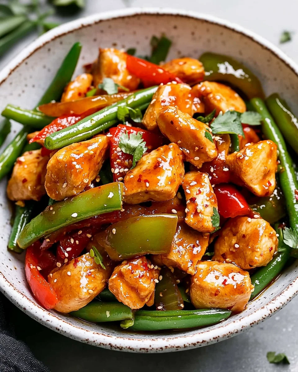 Chicken and Green Bean Stir Fry