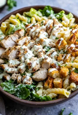 Chicken Caesar Pasta Salad