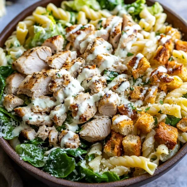 Chicken Caesar Pasta Salad