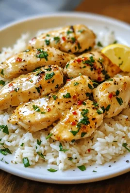 Chicken Scampi with Garlic Parmesan Rice