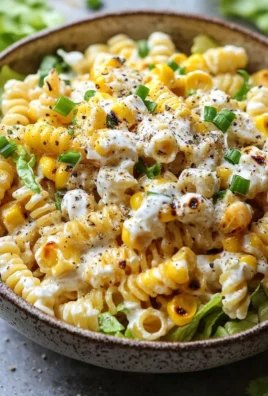 Creamy Street Corn Pasta Salad