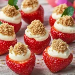 Deviled Strawberries (Made with a Cheesecake Filling)