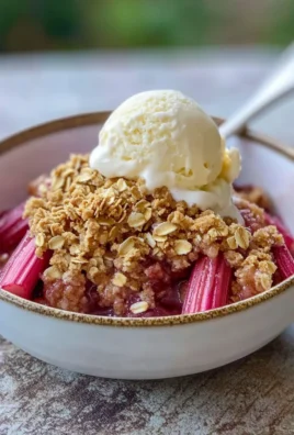 Easy Rhubarb Crisp