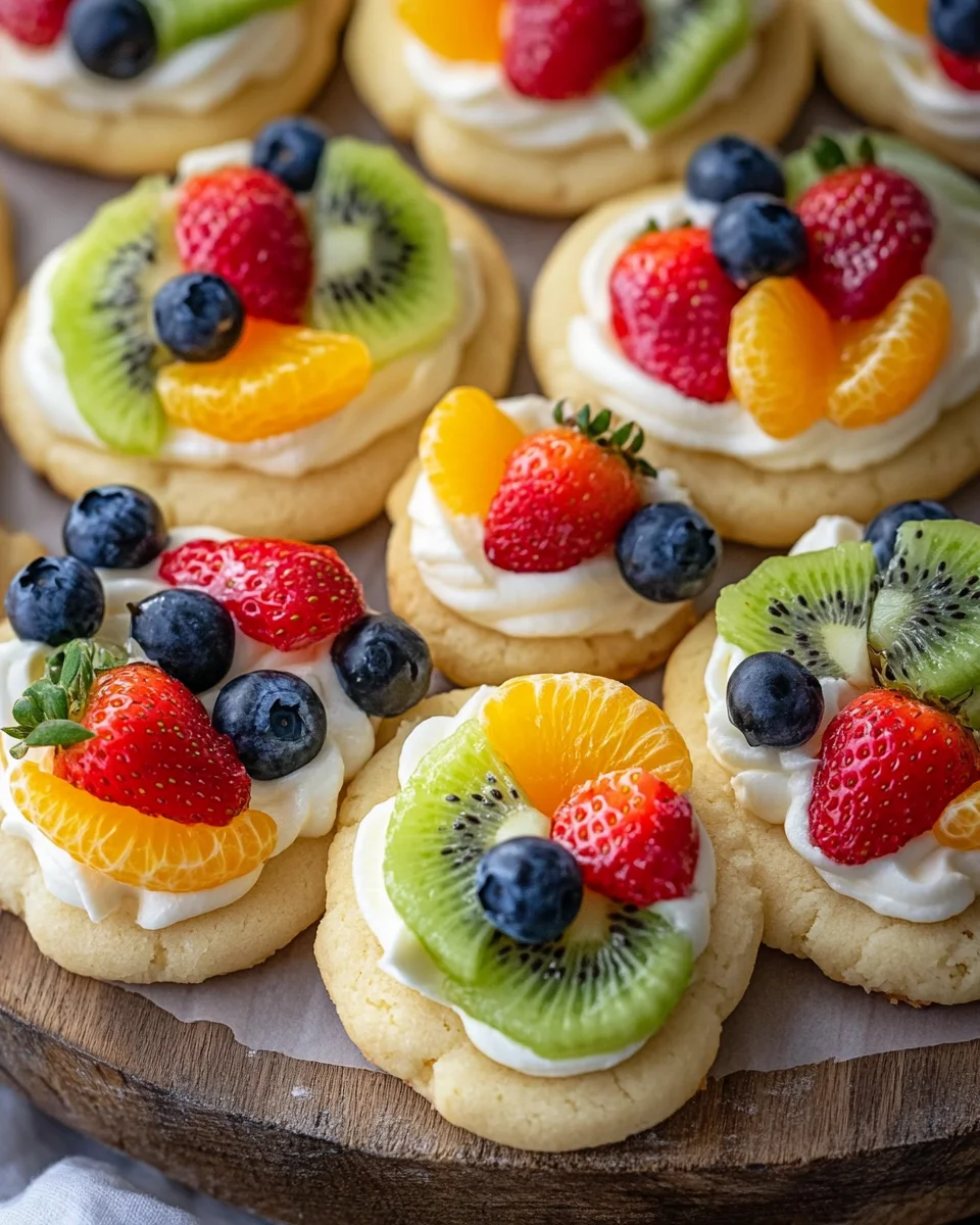 Fruit Pizza Cookies