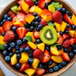 Fruit Salad with Honey Lime Dressing