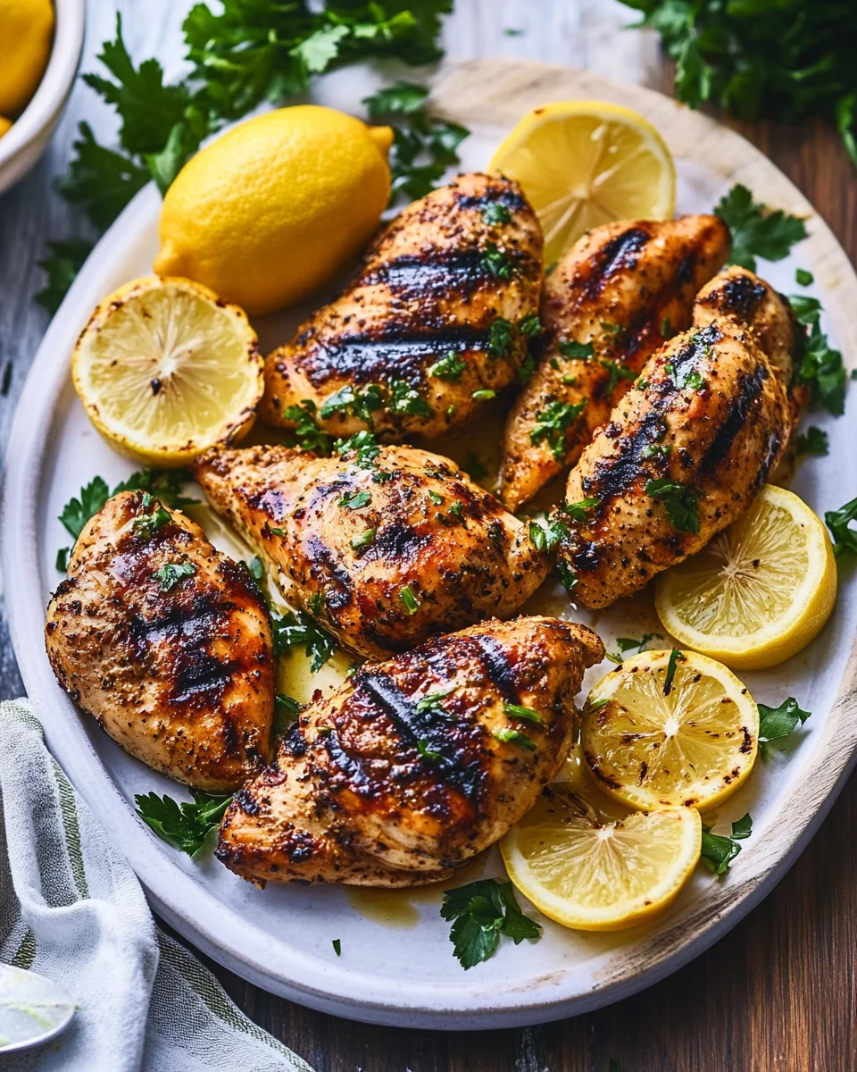 Grilled Lemon Chicken