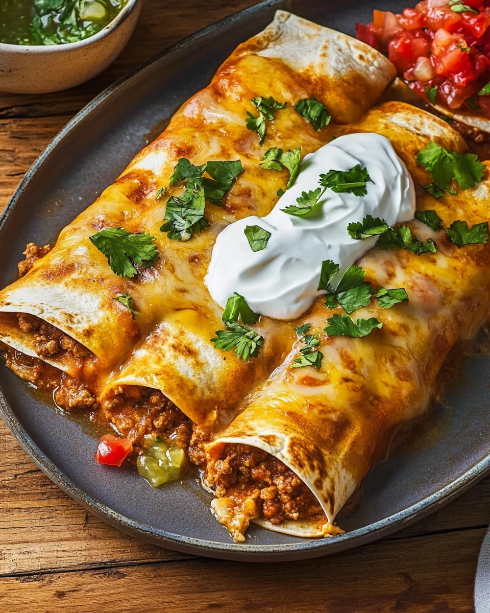 Ground Beef Enchiladas