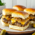 Hawaiian Roll Cheeseburger Sliders