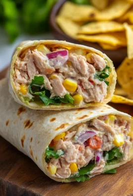 Healthy Tuna Melt Wrap Recipe, Easy 10 Minute Lunch