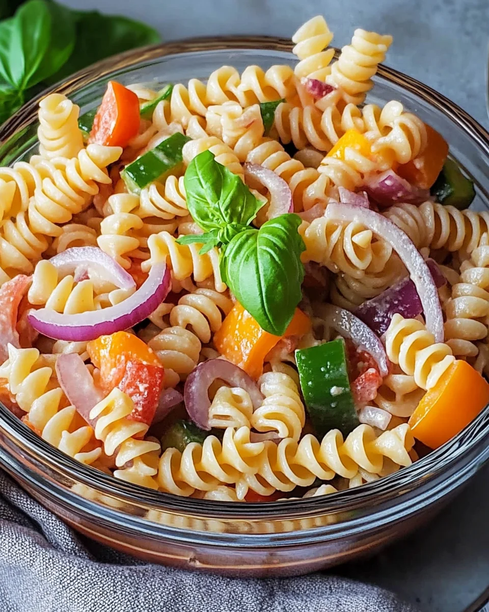High Protein Italian Pasta Salad