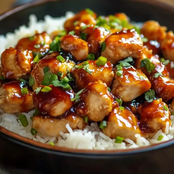 Honey BBQ Chicken Rice