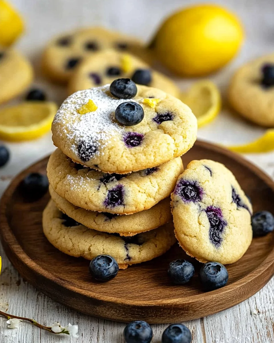 Lemon Blueberry Cookies Recipe