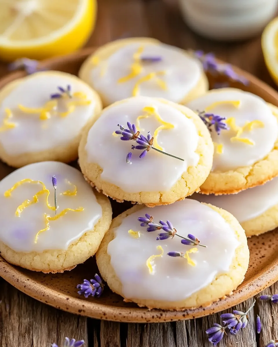 Lemon Lavender Cookie Recipe