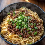 Mongolian Ground Beef Noodles