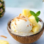 Pi&ntilde;a Colada Ice Cream (dairy free)