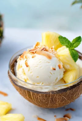 Piña Colada Ice Cream (dairy free)