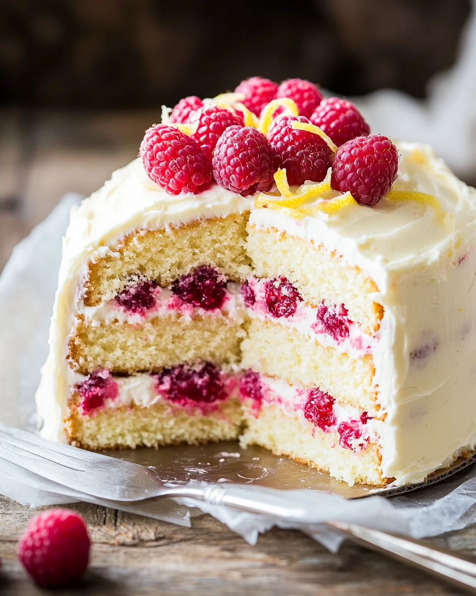 Raspberry Lemon Cake