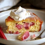Rhubarb Cake with Cake Mix Made Easy