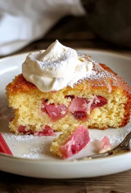 Rhubarb Cake with Cake Mix Made Easy
