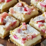 Rhubarb Custard Bars