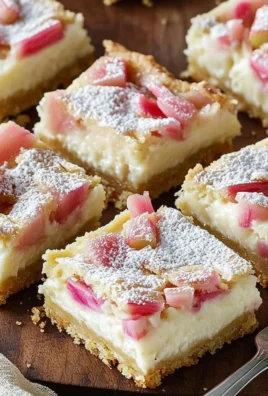 Rhubarb Custard Bars