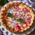 Rhubarb Custard Pie
