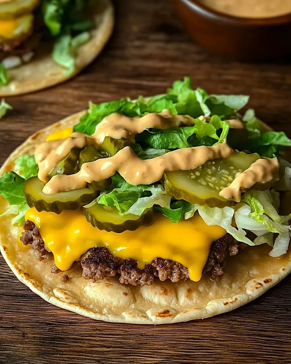 Smash Burger Tacos
