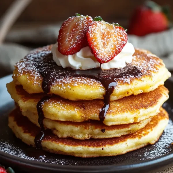 Spanish Churro-Inspired Pancakes