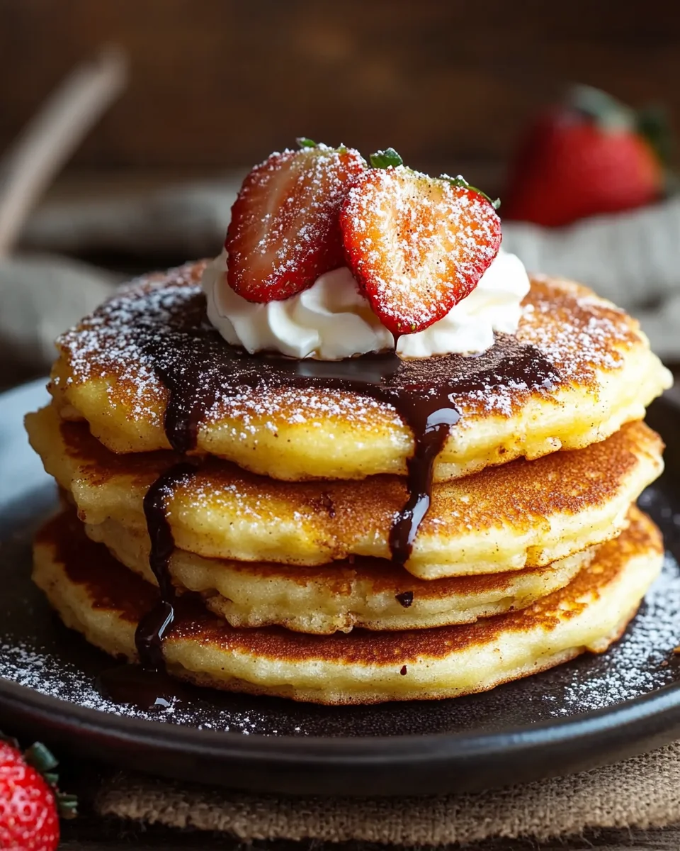 Spanish Churro-Inspired Pancakes