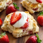 Strawberries and Cream Scones