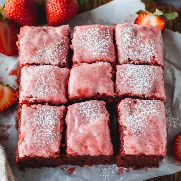 Strawberry Brownies