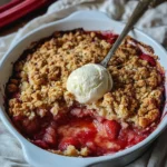 Strawberry Rhubarb Crumble