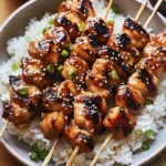 Teriyaki Chicken Skewers
