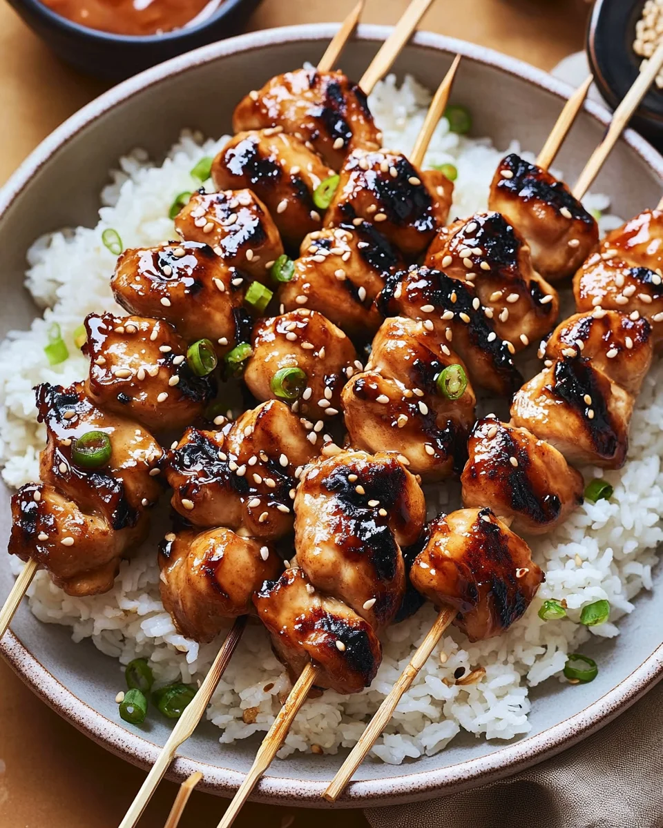 Teriyaki Chicken Skewers
