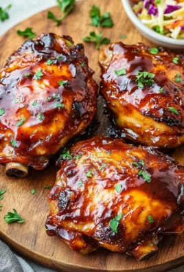Two Ingredient Crispy Oven Baked BBQ Chicken