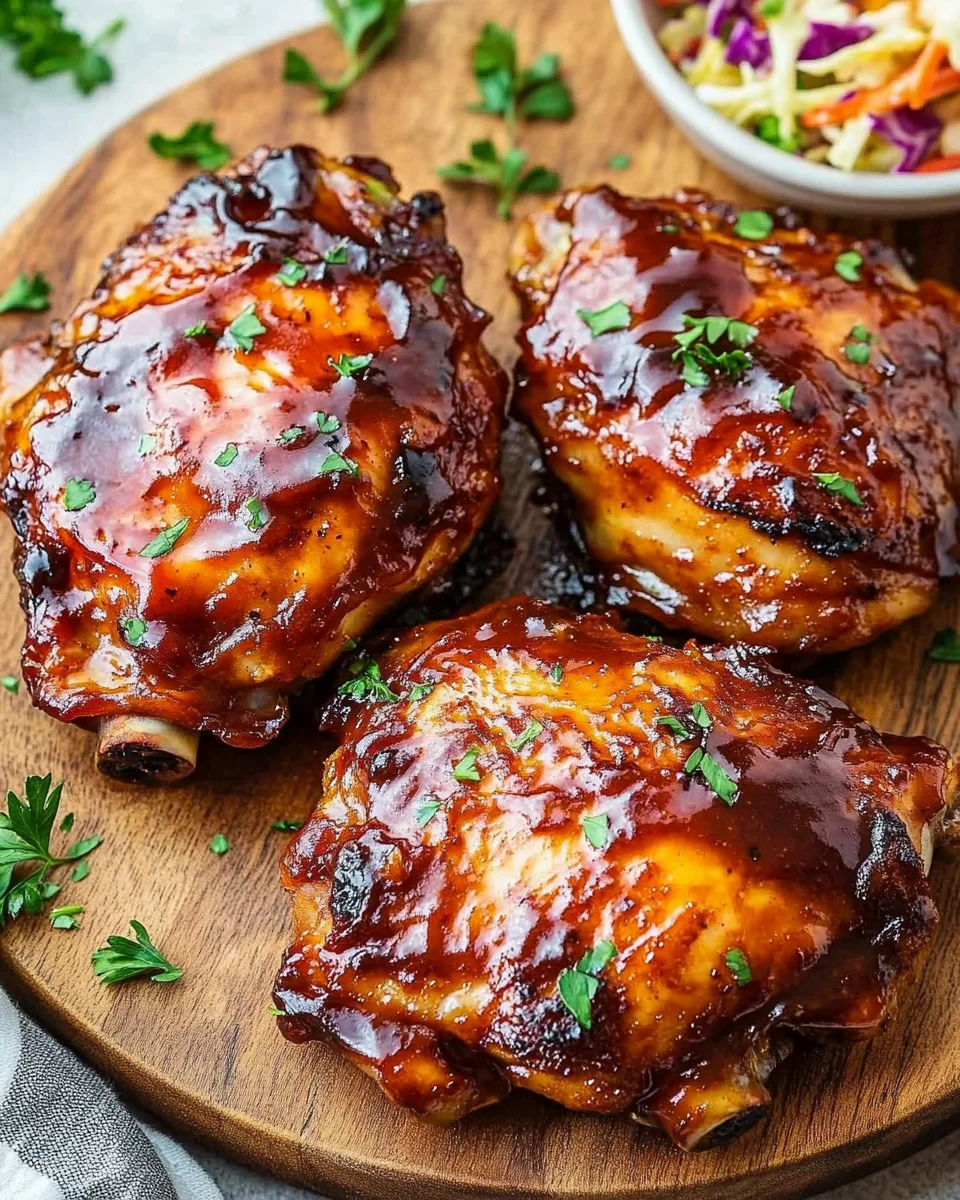 Two Ingredient Crispy Oven Baked BBQ Chicken